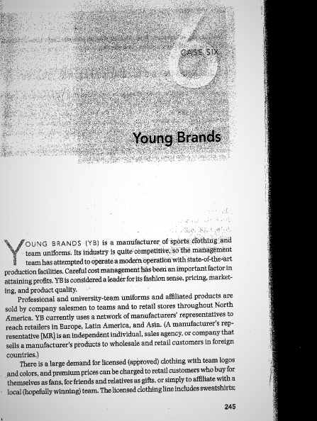 1. Using the information from Exhibits C6.1 and C6.2 develop a pro