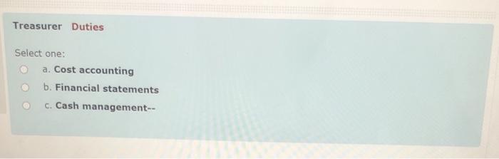 the financial resources. O c c. Short-term resources. d. All of these