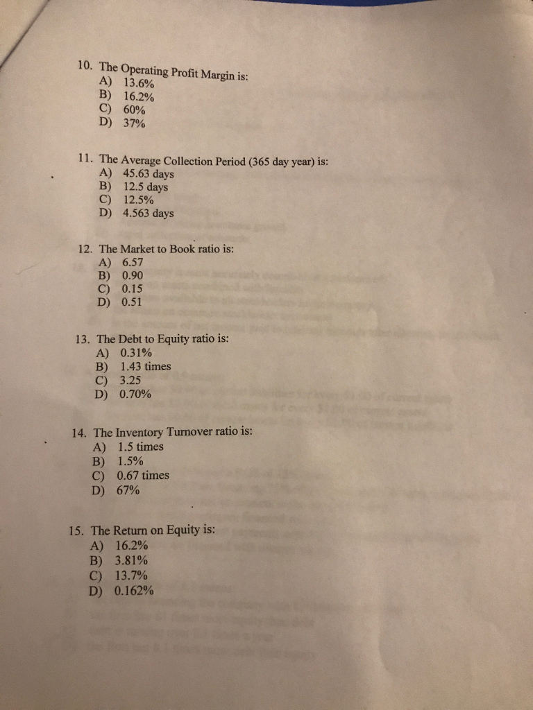 1-15: Table 5-1 Income Statement Balance Sheet Sales $20,000,000 Assets: Cash Marketable