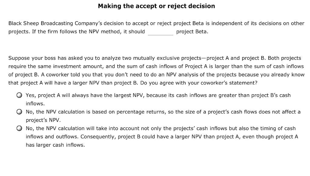 please help answer the question referring to the *suppose your boss... Making
