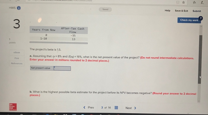  Saved Help Save &Exit Submit 3 Check my work Years from