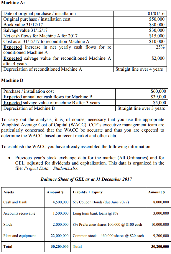solve this problem in the "spreadsheet / Excel" by showing how to