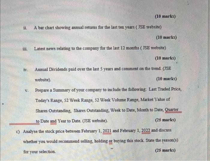 please help witch clear outline/guidelines and steps (10 marl) ii. A bar