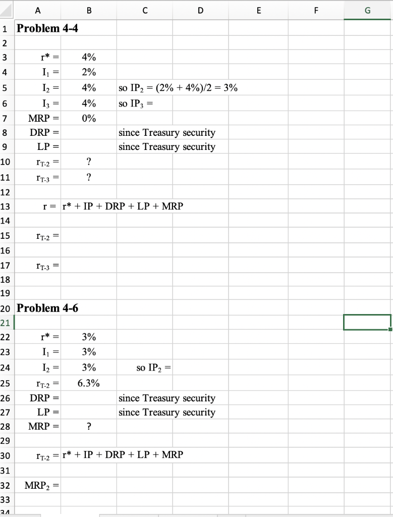 file HWChapter4 and solve Problem 4-4, Problem 4-6, using the organizational design