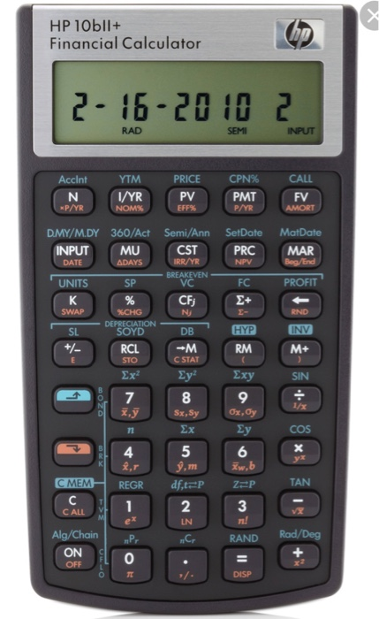 of financial calculator) 1. If the unit sales price is $20, the