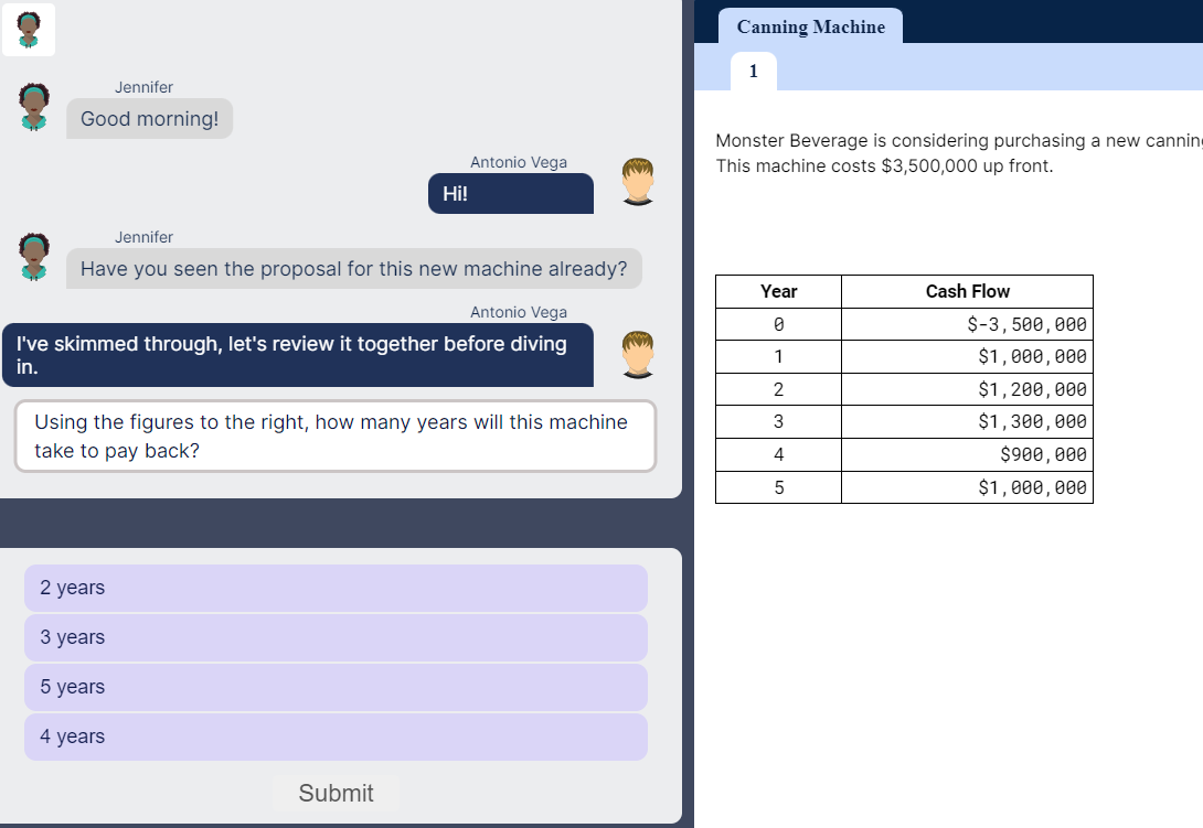  Using the figures to the right, how many years will this