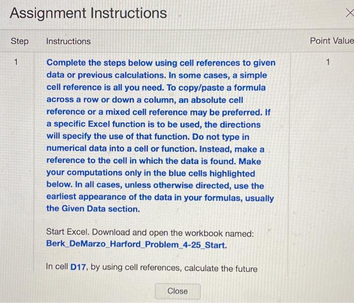  please conplete the document using cell references follwing the requirements (instructions)