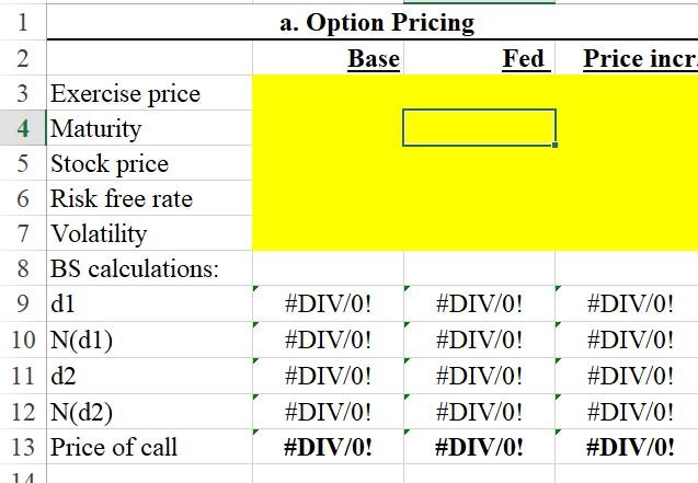 Options and Futures A. Your employer is offering you stock options on