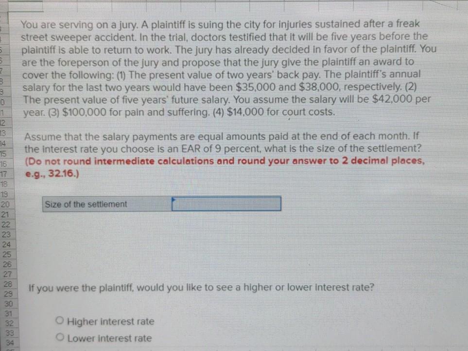  please show all work and excel formulas 7 B 9 0