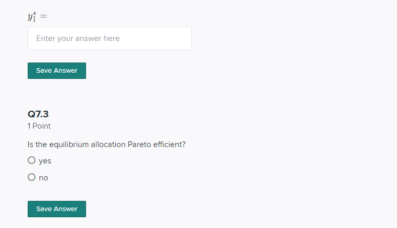 situations, we consider an economy with two consumers 1 and 2 and