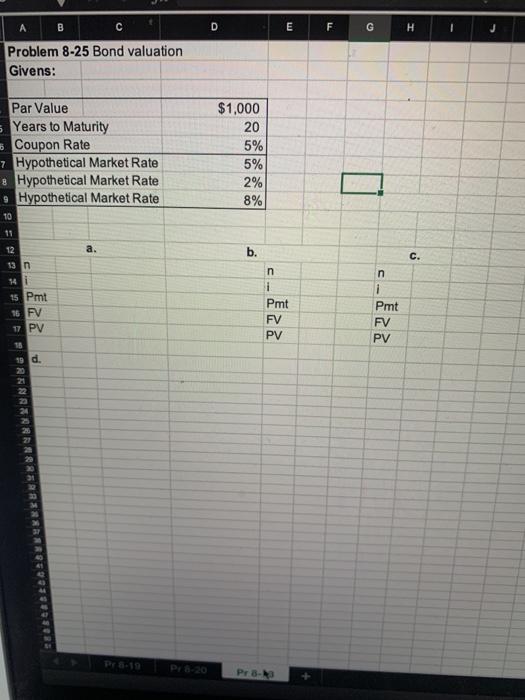 a Hypothetical Market R 8 b Hypothetical Market R 9 c Hypothetical