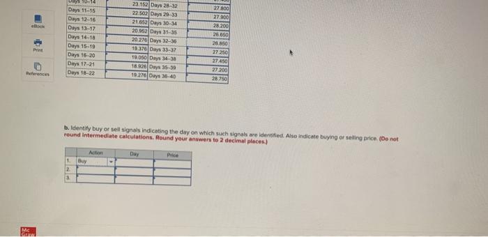 moving average for Computers, Inc. (Do not round Intermediate calculations Round your