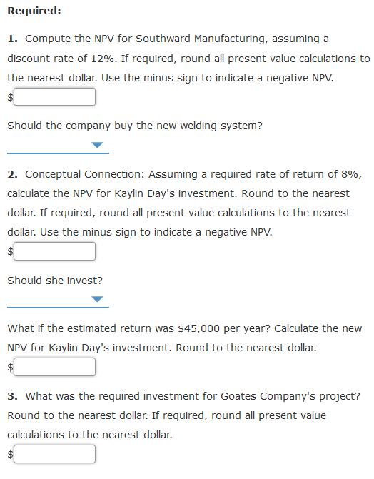 be multiplied times the future annual cash flow amount. Each of the