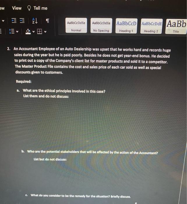  ew View Tell me AaBbCcDdEe AabbCcDdEe No Spacing AaBbCD AaBb&cDdE AaBb