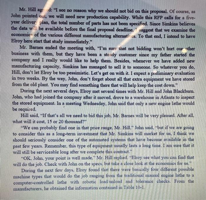 problem in WORDS. Please write neatly Thank you. Elroy had been with