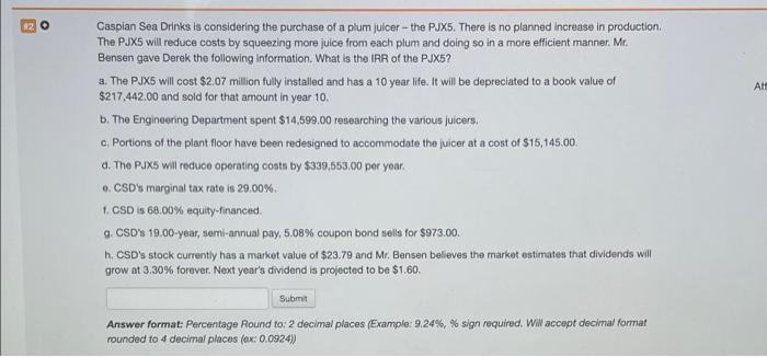 please highlight the exact answer 2 o ALE or your Caspian Sea