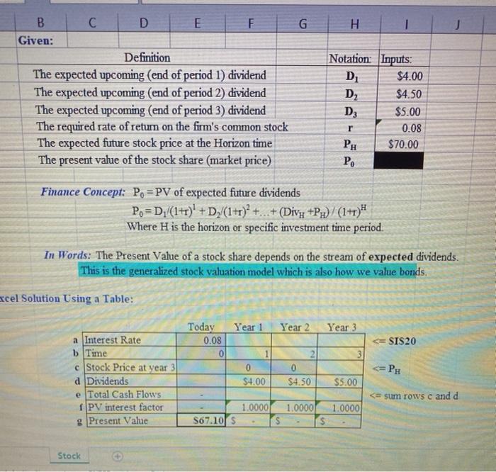  G H 1 B C D E F Given: Definition The