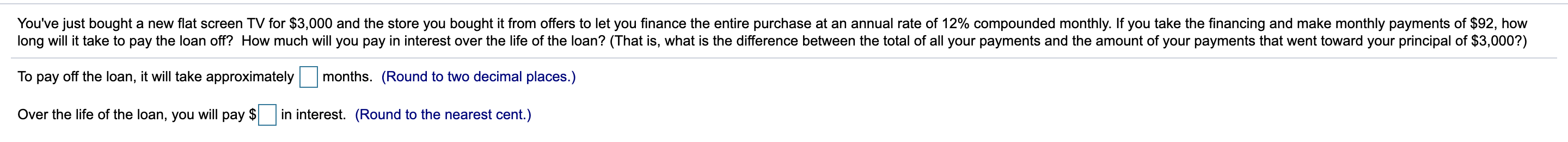 Please solve this You've just bought a new flat screen TV for
