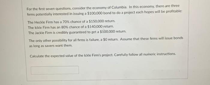 As in our examples we'll assume that firms we said wouldn't issue