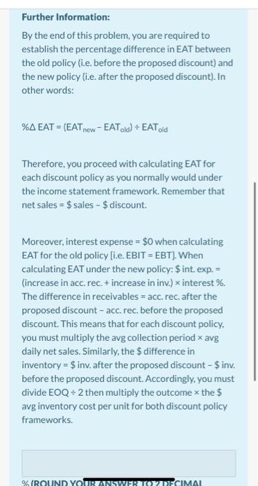 30 cash discount. There policy would call for 4/10.net Sant Currently set