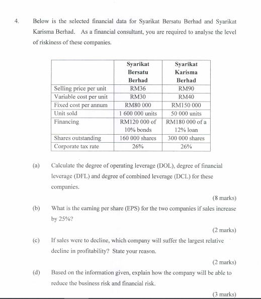 life affect its value. As a financial analyst, conduct the analysis on