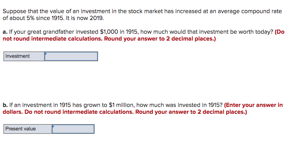 give thumbs up if completed ENTIRELY & CORRECTLY! Suppose that the value