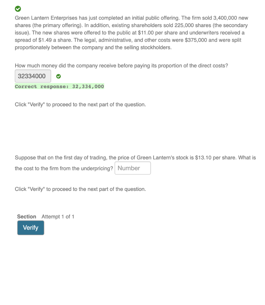  Green Lantern Enterprises has just completed an initial public offering. The