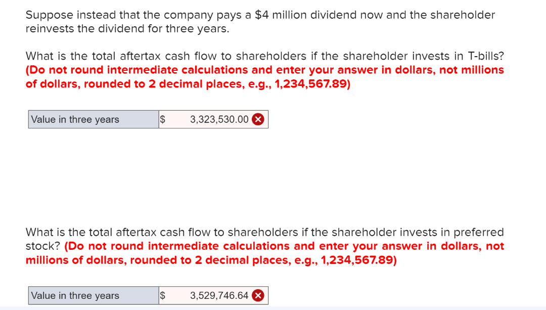 Co. (NBM) has $4 million of extra cash after taxes have been