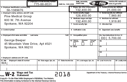Dr. George E. Beeper is a single taxpayer born on September 22,