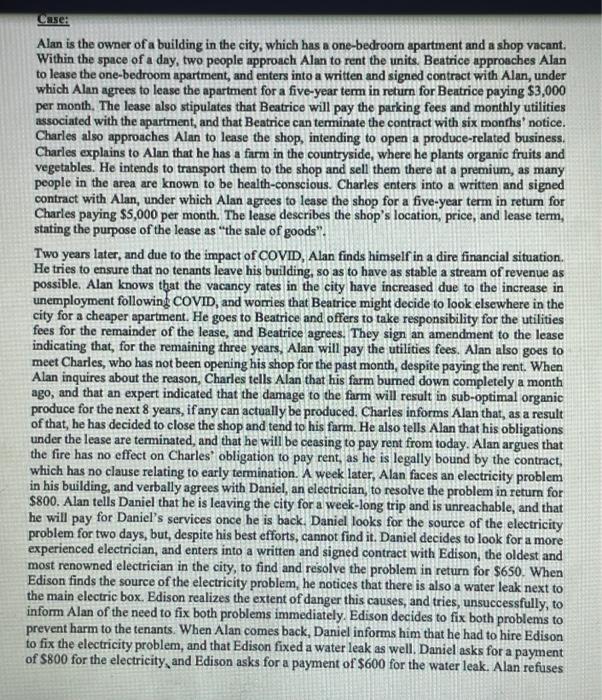 business law , solve in irac method please issue , rule ,