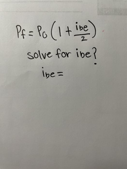  how do i re-arrange the formula to isolate and solve for