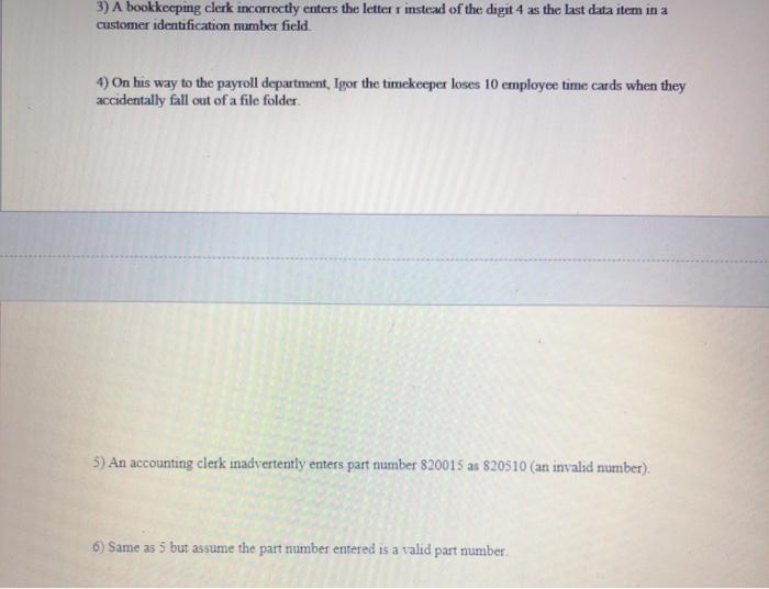 to the transaction processing systems and help ensure the accuracy of a