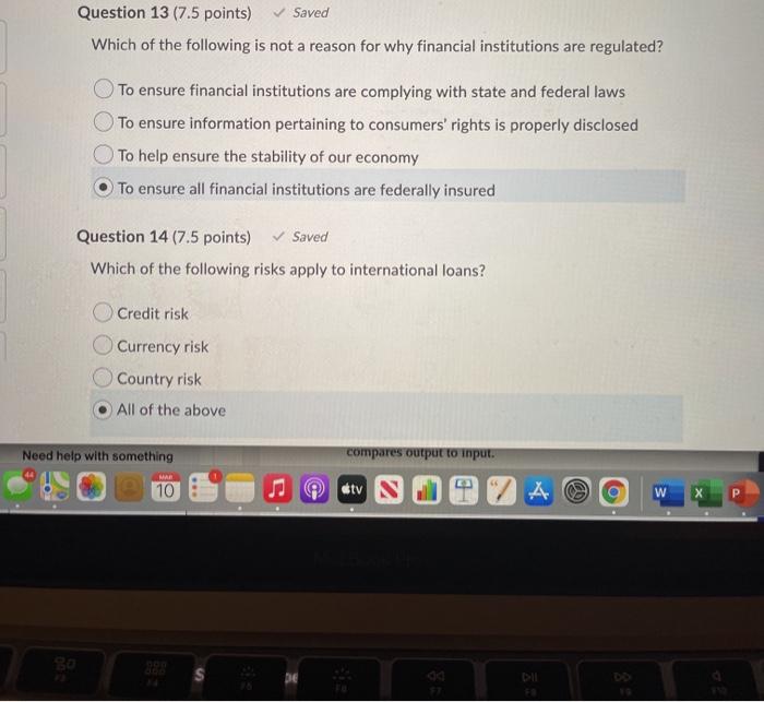 please help, i dont know if the answers are correect Question 13