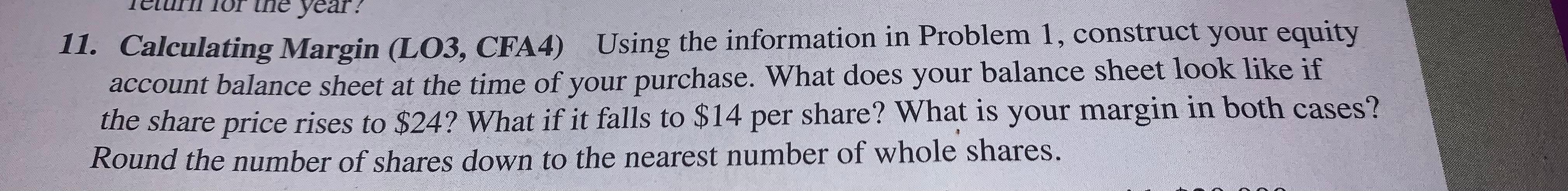 CFA4) Carson Corporation stock sells for $17 per share, and you've decided
