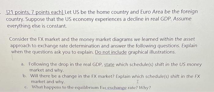 would someone please help me out 21 points, 7 points each] Let