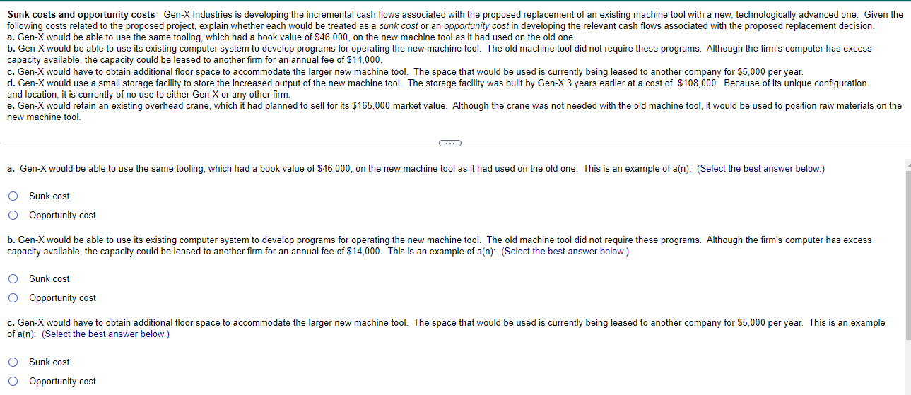 a. Gen-X would be able to use the same tooling, which