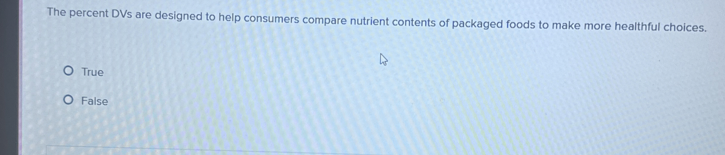  The percent DVs are designed to help consumers compare nutrient contents