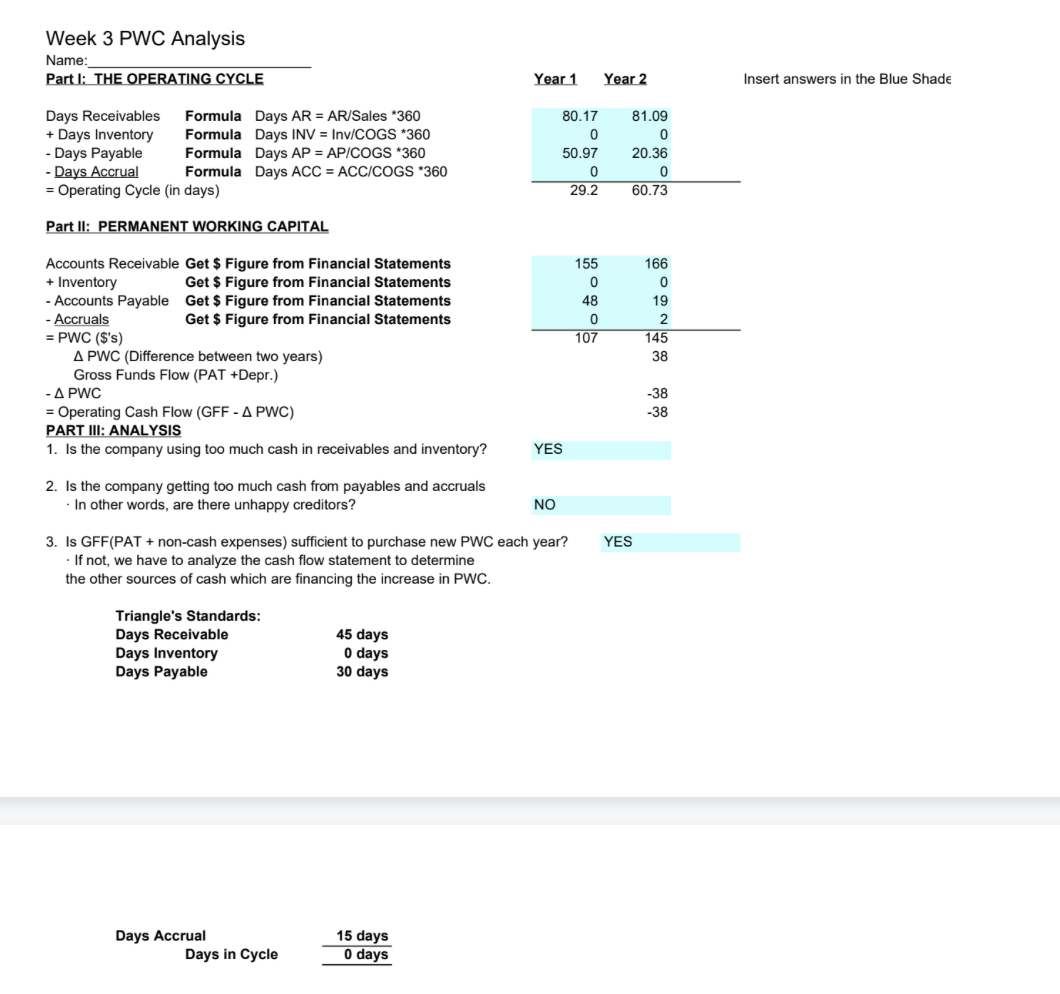 Years 1 and 2. Please Help!! This is all I have. TO