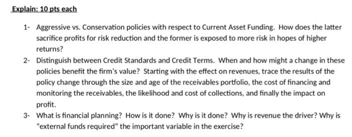 About a page for each response, prefer in depth responses to also