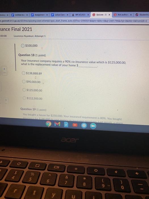 2.00.00 Lourenza Nyankur: Attempt 1 Pape 1: 1 1 Question 16 (1