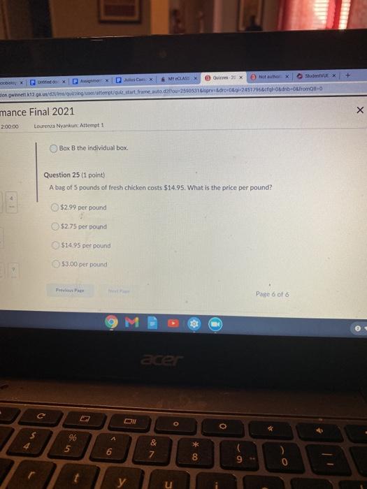 9 M acer 0 0 96 5 6 & 7 8 9