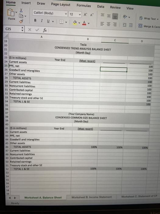 Draw Page Layout Formulas Data Review View Calibri (Body) 12 " ==