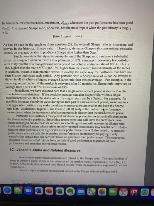 then the agent has an incentive to game the measure. Our peper