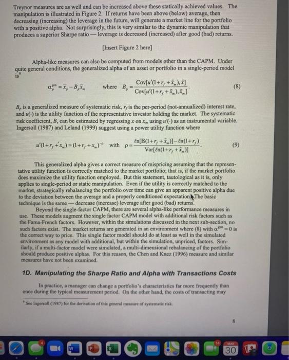 of popular measures even in the presence of extremely high transactions costs.