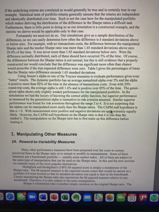 measure that eannot be gamed? As this paper shows there are conditions