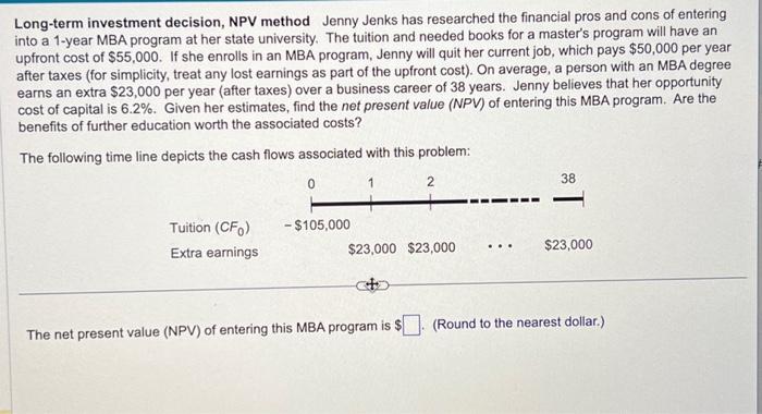 value Using a cost of capital of 14%, calculate the net present