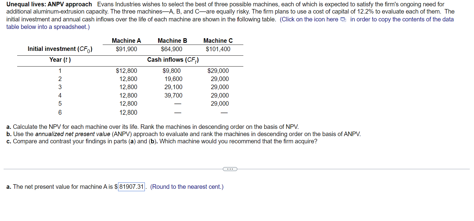 Please help! 81907.31 is WRONG!!!!!! Please answer ALL PARTS, will give thumbs