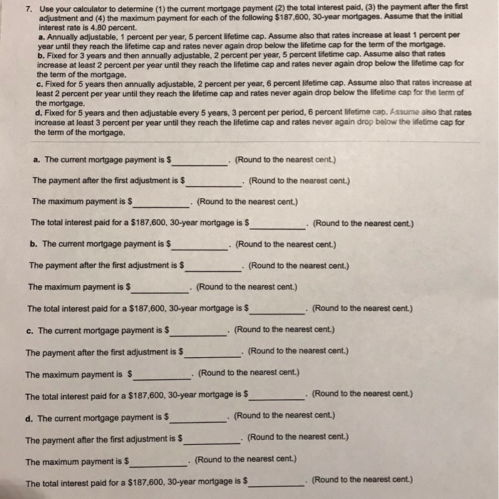  Please show work and just label each answer 1-16. 7. Use