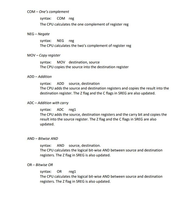 two positions. Using the subset of the AVR assembly used by the