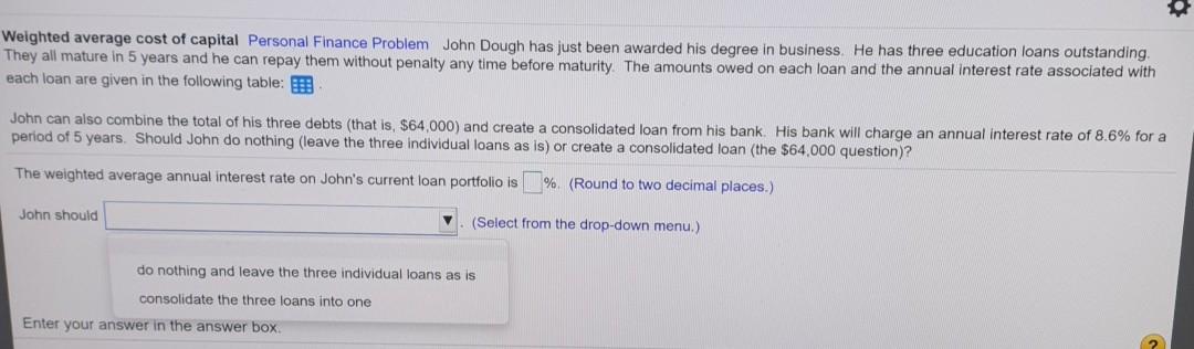 the contents of the data table below into a spreadsheet.) Loan Balance